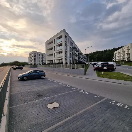 Goma Rent Nadmorskie Tarasy Z Widokiem Na Morze דירה גדינייה