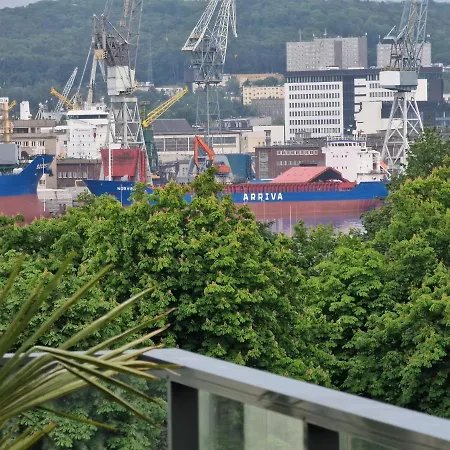 דירה Goma Rent Nadmorskie Tarasy Z Widokiem Na Morze גדינייה